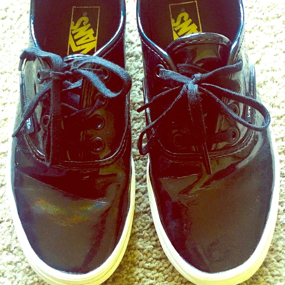 Vans Blk Patten Unisex Snickers